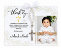 Customized Thankyou Card with Rosary