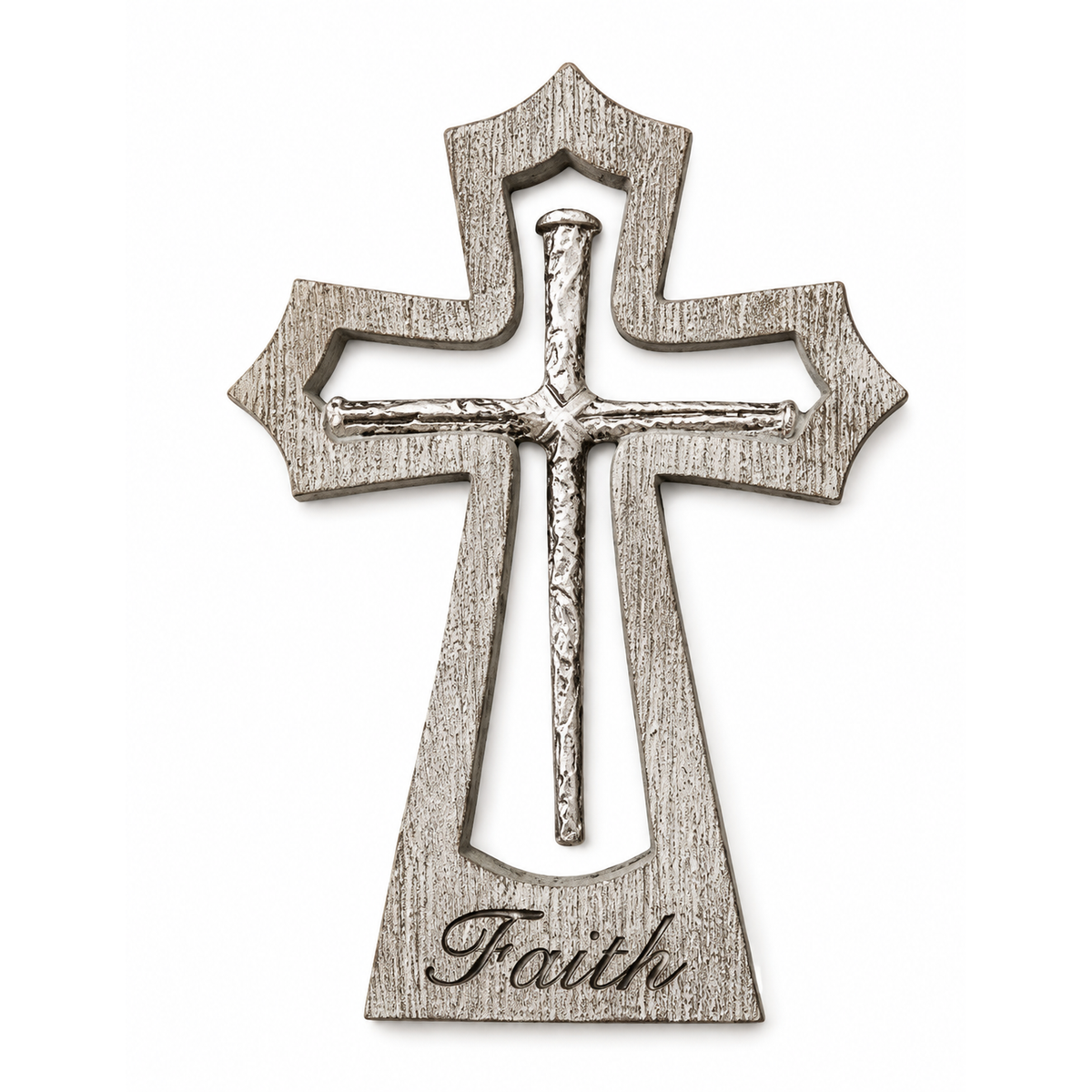 Faith wall cross 25cm