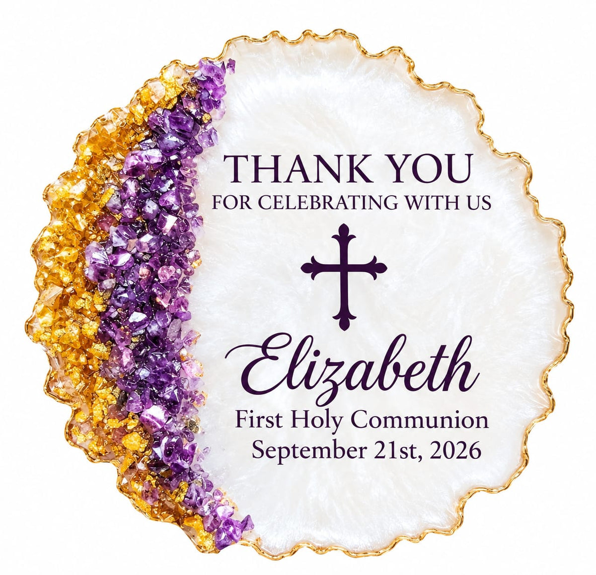 Customized Fridge  Magnet(Purple)
